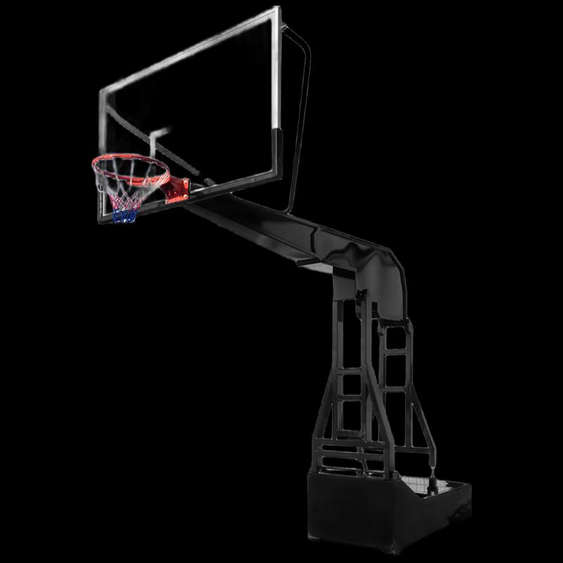 JEEANLEAN Electric Hydraulic Adjustable Foldable Basketball Hoop