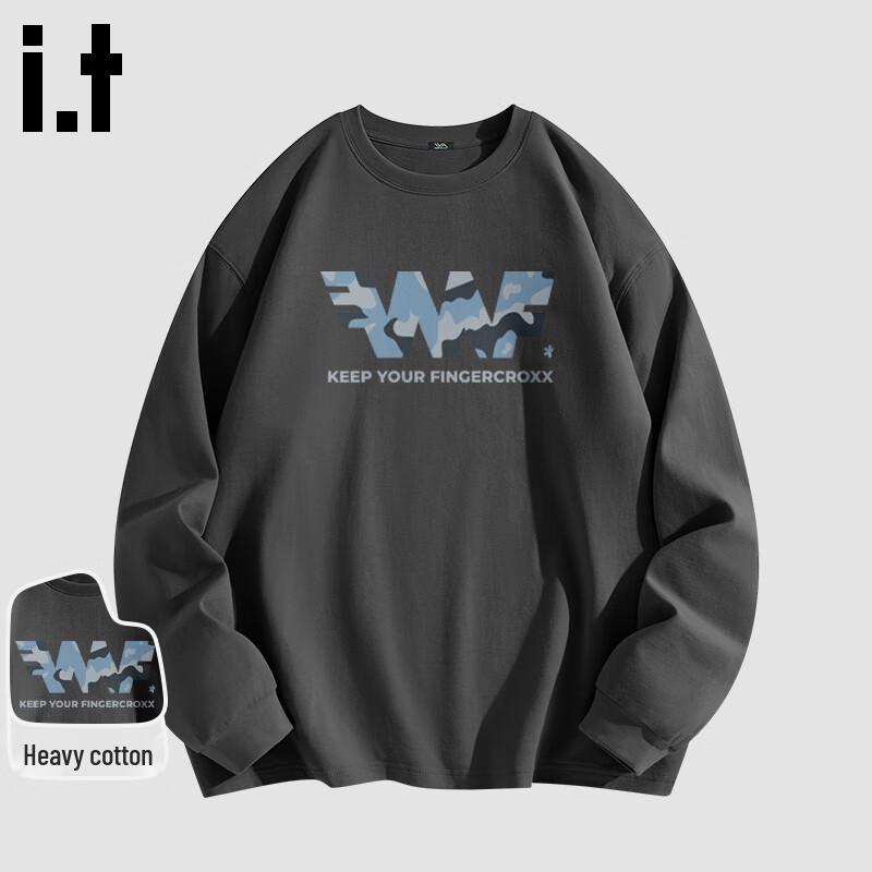 FINGERCROXX IT Men s Heavyweight Cotton Long-Sleeve T-Shirt 5XL