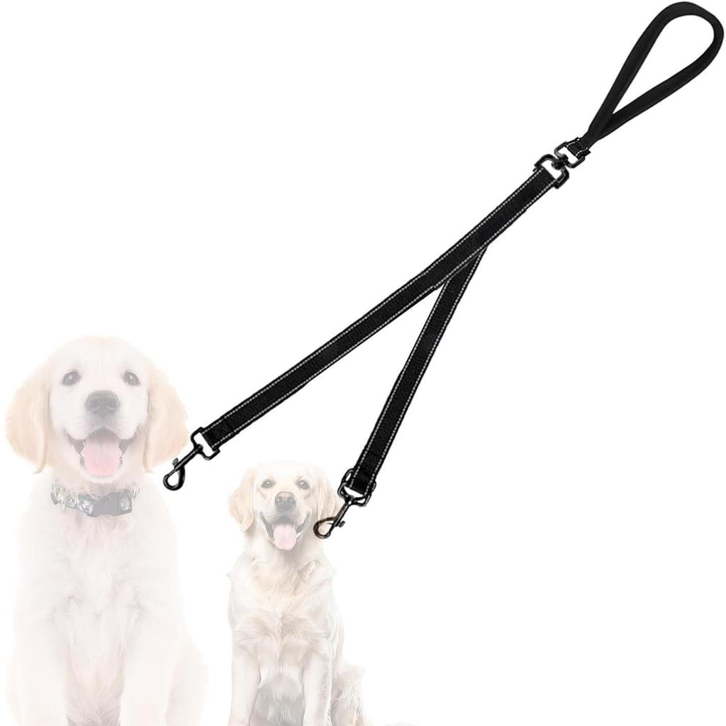 Durable Double-Ended Large Dog Leash for Outdoor Sports