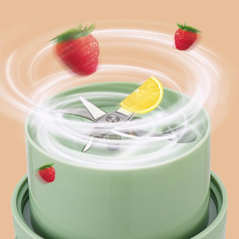 Portable Electric Fruit Juicer Cup USB Rechargeable for Camping Hygienic Travel Home Smoothies Shakes Use