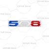 Metal For w333 2008 3008 4008 5008 208 308 408 508 Tricolor Emblem Car Sticker Letter Badge Decal Body Rear End Trunk Decor 333w