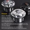 3D CNC Aluminum Motorcycle Tank Cover Fuel Gas Decorative Oil Cap for Harley Sportster XL 1200 883 X48 Dyna Touring Road King