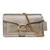 Tabby 20 Woc Pebble Leather Chain Shoulder Crossbody Bag Small Women Bags Metallic 79360-B4PL