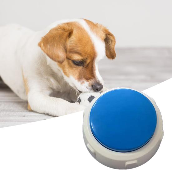 Recording Button Train Your Pet with Ease Communication Pet Training Buzzer Dogs Cats Puppies 30 Second Record Playback Talking Button Funny