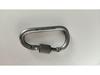 Large D-Type Aluminum Climbing Hook with Quick Link & Keyring