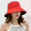Korean Embroidered Fisherman Hat - Versatile Double-Sided Sun Protection for Women