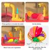 Table de Lavage de Vaisselle Non Toxique pour Enfants Cuisine Jeu de Rôle Robinet Cycle de Sortie Eau de Recyclage Kit d'Évier Électrique Jouets en Plastique pour Enfants Cadeaux