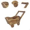 Cart Shape Flower Pot Planter Figurine Organizer Outdoor Plant Decors Multi Purpose for Desktop