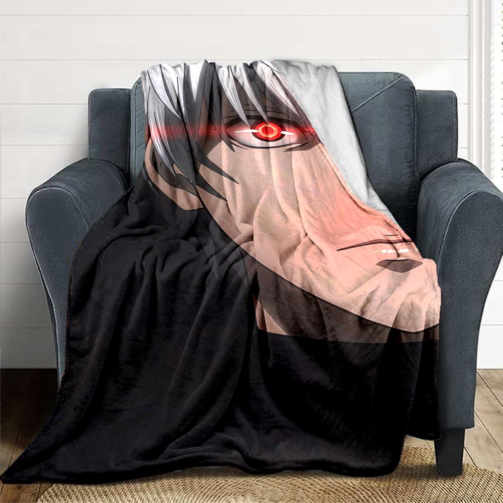 1Pc Tokyo Ghoul Artwork Blanket For Couch Bed Plush Cozy Fuzzy Blanket Super Soft Warm Blankets For Fall And Winter 091857