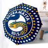 Parramatta Eels, Logo Automatic Opening and Closing, 8 rib Structure Portable Umbrella, Suitable for Men and Women in All Seasons  Perfect G