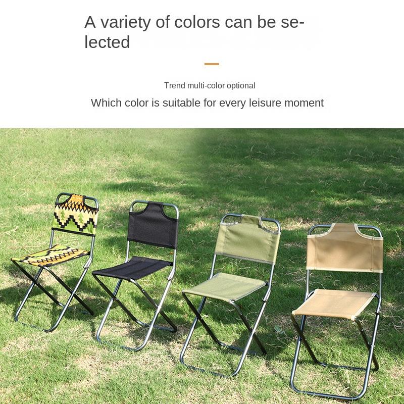 Outdoor Folding Sauna Chair Beach Gardening Fishing Camping Aluminum Alloy Stool Fishing Lightweight Stools Tools For Relaxing