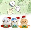 Chiikawa Usagi Hachiware Christmas Plush Pendant Keychain Decoration Gift Kids