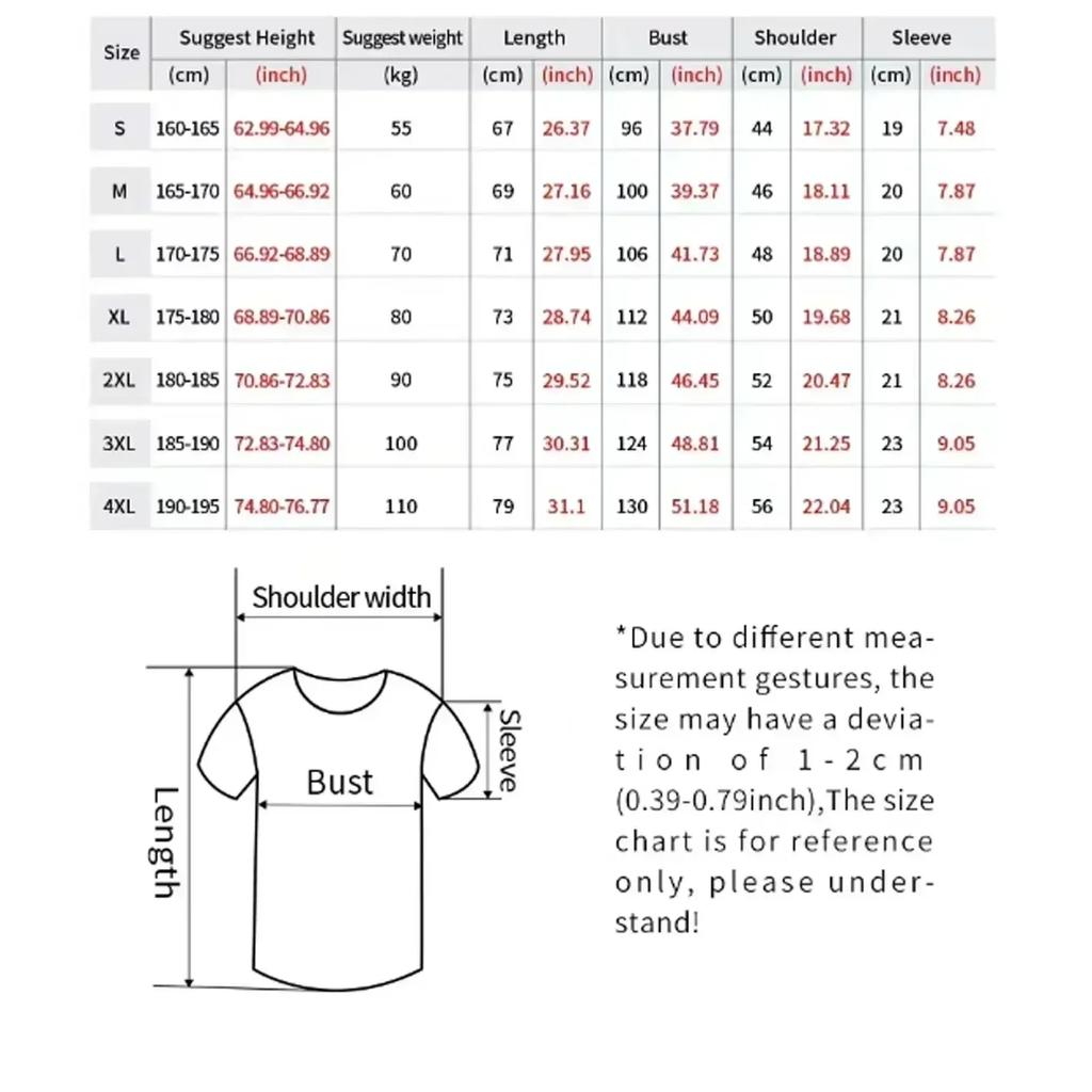 T Shirt Men Cotton Short Sleeve Tops Summer Graphic Tees White Base Ghost Type Character Chest Print Pokemon