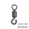 Fishing Tackle Opening Rotating Ring Opening Fishing Swivel Rolling Swivel Fishing Connector