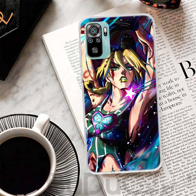 JoJo's Bizarre Adventure Jolyne Cujoh Cover For Xiaomi Redmi Note 14 13 12S 12 11 Pro Plus Phone Case 11S 10S 10 11E 11T + 9S 9