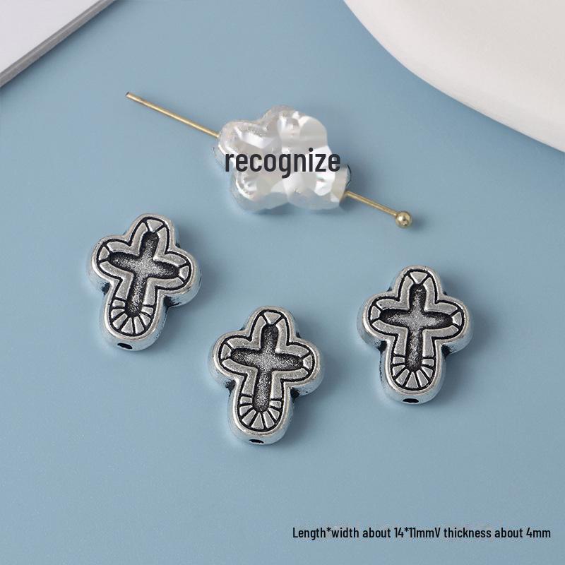 Συλλογή Κοσμημάτων με Χάντρες από Κράμα Cross Knight Our Lady: Χειροποίητα DIY βραχιόλια, κολιέ και σκουλαρίκια υλικά