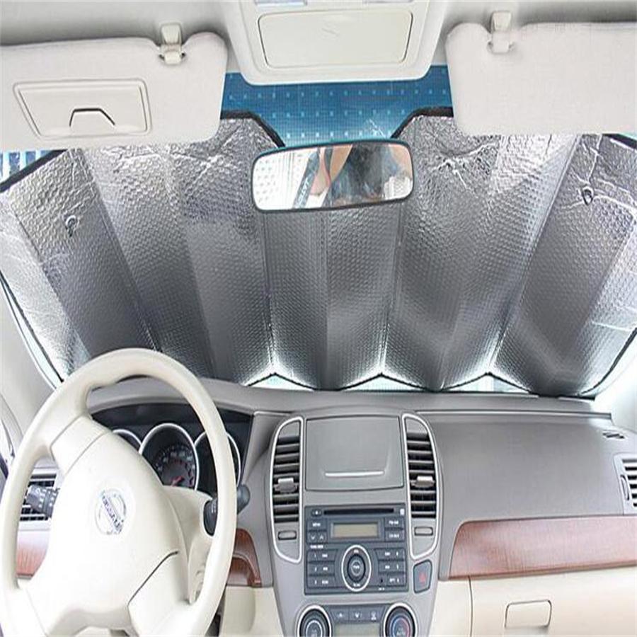 Car Silver Windshield Sun Visor Cover Block Foldable Sun Shade AntiUV Protector
