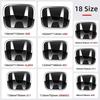 H 1PCS For Honda Fit City Accord Fit VEZEL HRV Odyssey H Emblem Badge Car Hood Grill Rear Trunk Steering Wheel Logo Accessories