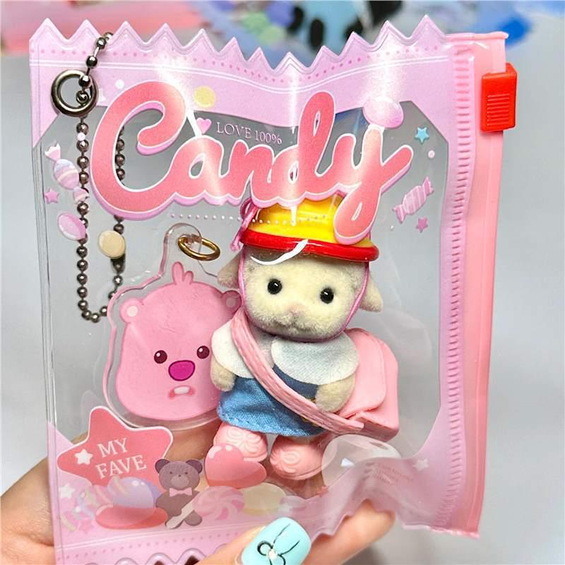 Morinaga Candy Charm Poodle Bear Doll Case & Display Organizer