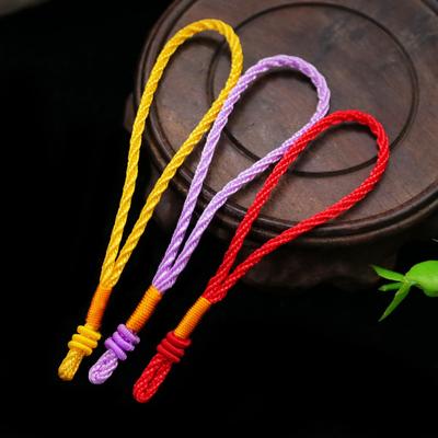 Thin Hemp Rope With Three Rings, Rope Head, Play Piece, Handle Rope, Key Bag, Jewelry Accessories, Fringed Lanyard.