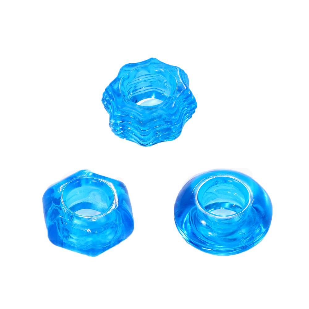 Couple Lover Sexy Play Games Ring Men Soft Silicone Time Delay Ring