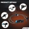 Front ABS Wheel Speed Sensor Left & Right Compatible With Chevy Avalanche Express Silverado Suburban Tahoe, GMC Savana Sierra Yukon XL, Cadillac