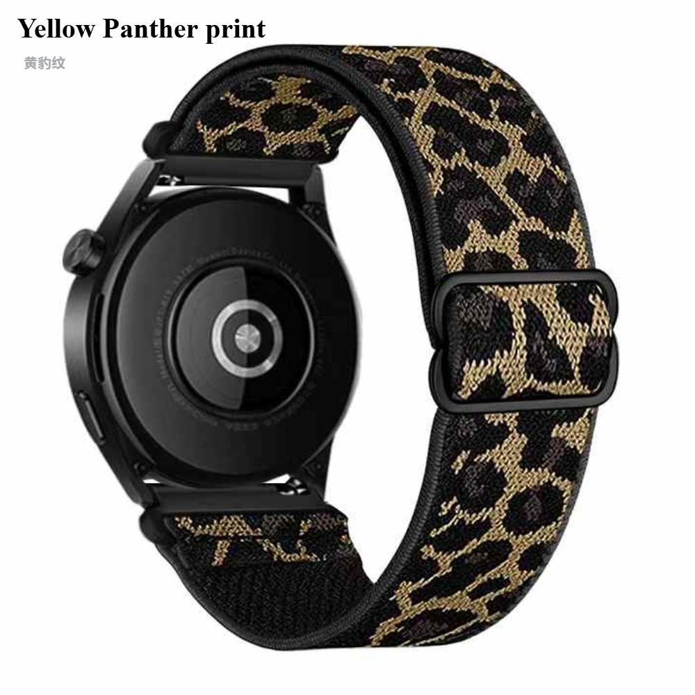 

18мм20мм22мм Эластичный нейлоновый ремешок для Samsung Galaxy Watch 7 6 4 5 40мм 44мм/5 Pro/4 Classic 42мм 46мм 47мм/Active 2/Watch3 41мм Сменный браслет Universal 18mm width коричневый