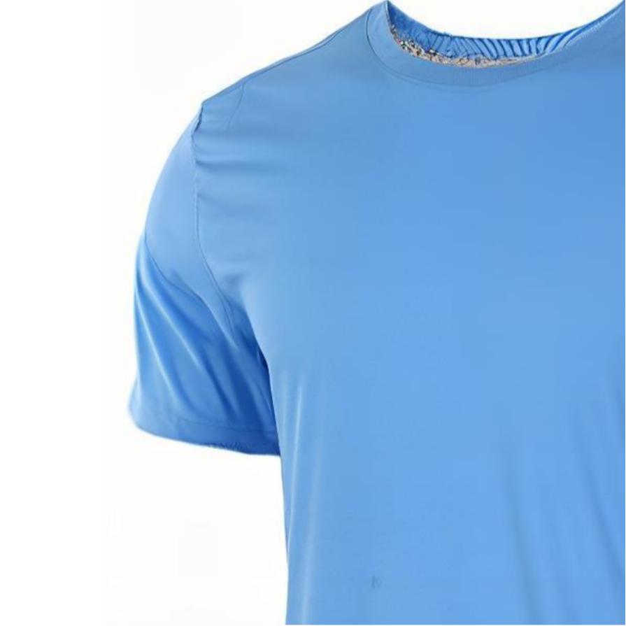 Jordan Dri-Fit Solid Color Quick-Dry Crew Neck Casual Short Sleeve T-Shirt with Dopamine Print Men Tops Blue 743037-412