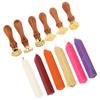Wax Seal Stamp Kit Clear Pattern   Classic Sealing Kit for Envelopes Invitations Weddin