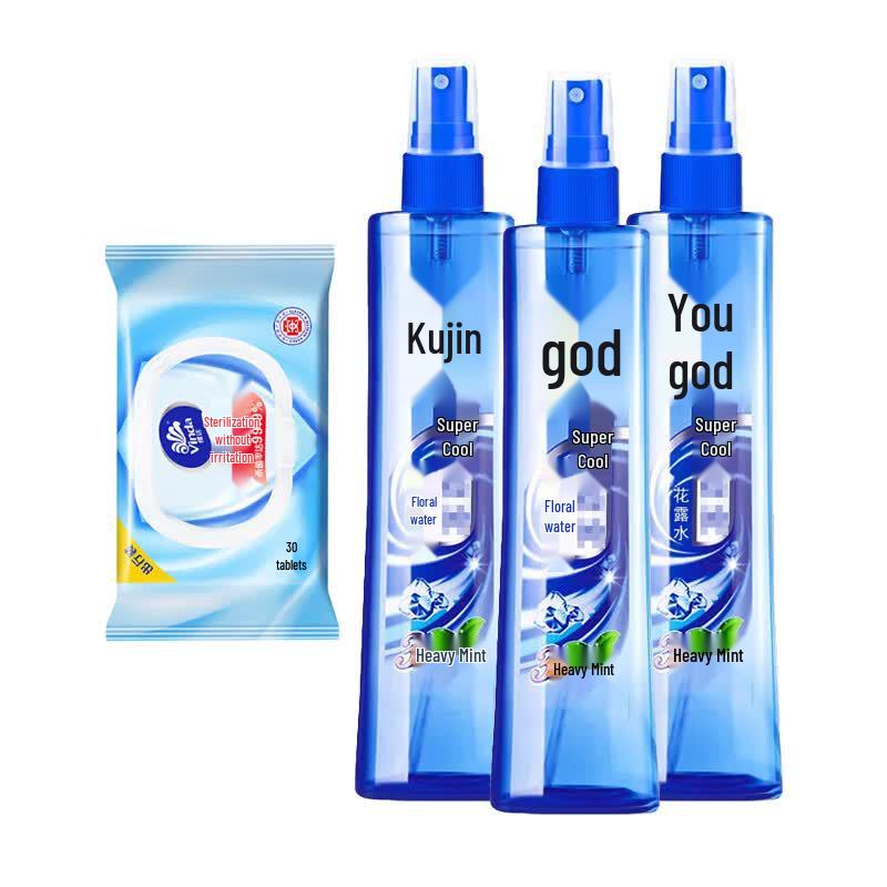 Vinda Disinfecting Wipes & Liushen Florida Water Bundle