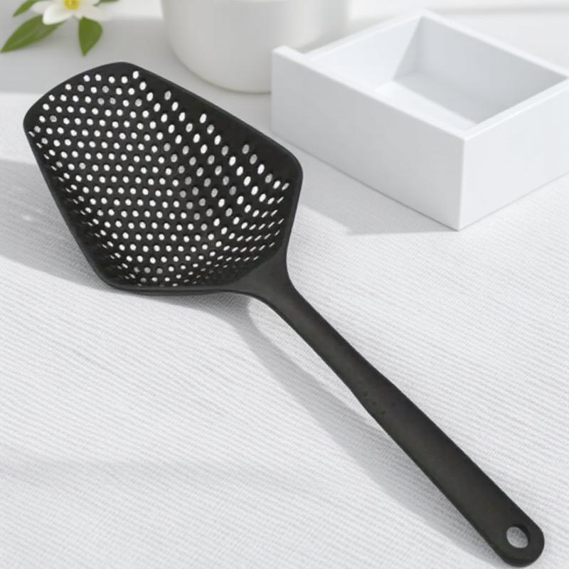 JJYY Plastic Water Shovel Drainage Shovel PP Plastic Ice Shovel Colander Filter Shovel Drainage Spoon Kitchen Tools
