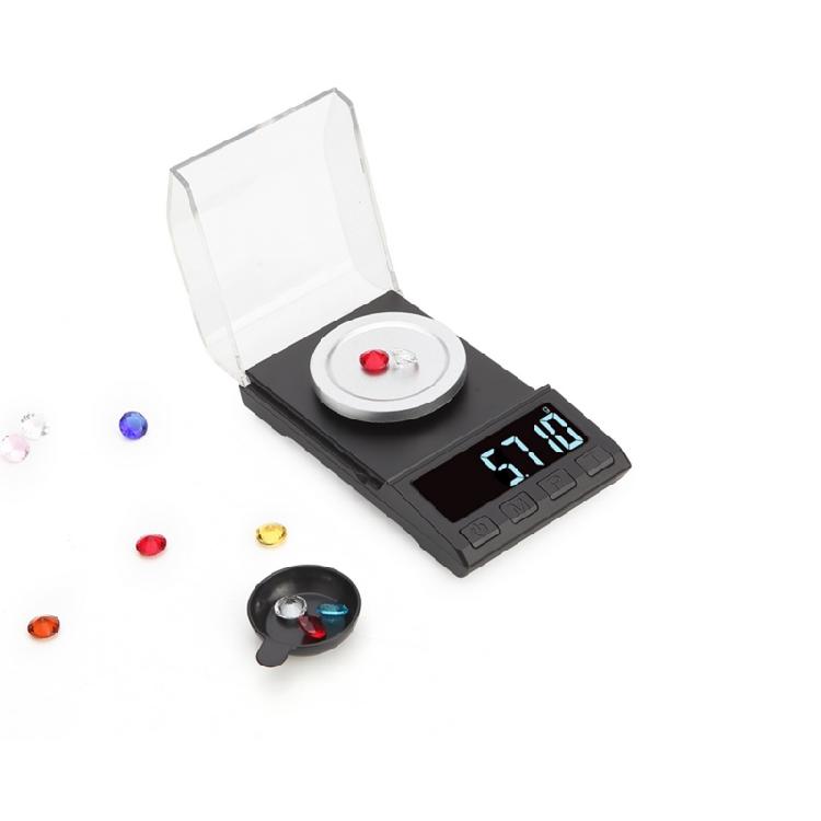 Gram Scale with Calibration Weights Weighing Pans Pocket Scales 10/20/50g 0.001g