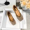 Women Flats Shoes New Fashion Women Mary Janes Crystal Shoes 2025 Luxury Female Shallow Footwear Ladies Dress Cozy Brand Shoes