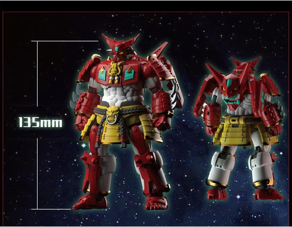 ToyBase Super Robot Wars SRL-01 Getter Akaoni Action Figure, 13.5cm Tall, Painted, Fully Assembled, Steel Romantic Factory Model [Parallel Import]