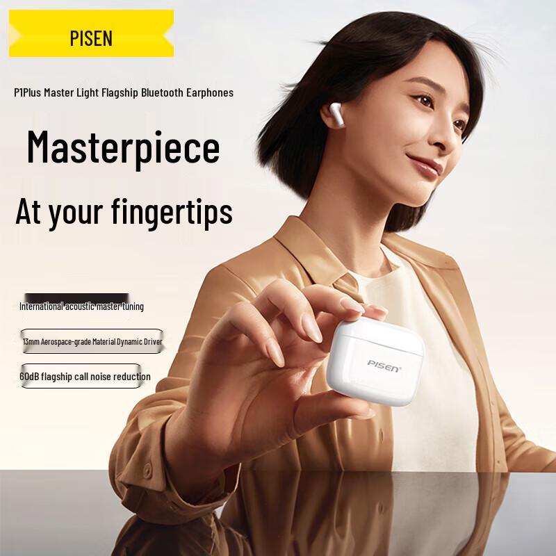

Pisen P1Plus Half-in-ear Wireless Bluetooth Earphones
