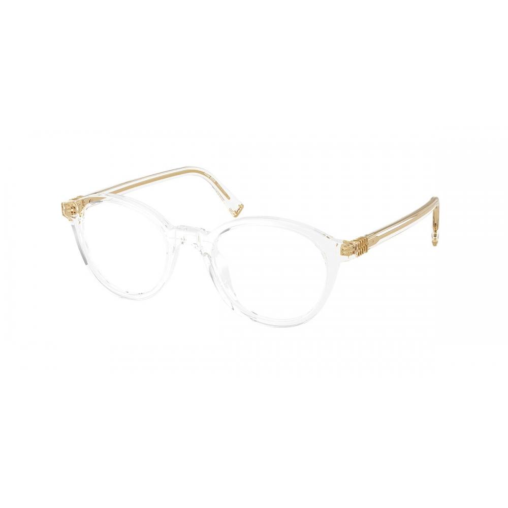 Miu Miu Mu02wvf Asian Fit 15z1o1 Women Eyeglasses Clear/50-18-140