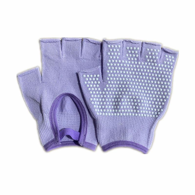 Professionelle Damen Yoga Pilates Fitness Handschuhe Handgriffe Rutschfest Baumwolle Warm Schweißfest für Fitnessstudio Übung Training