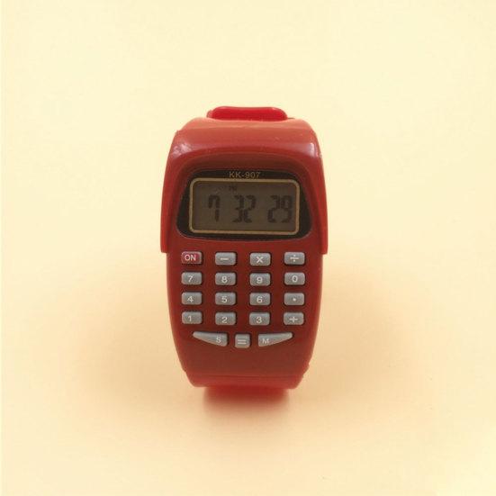 Children Sports Digital Square Wrist Gift Examination Tool Kids Watch Calculator
