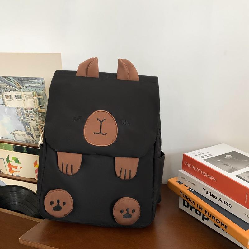 School bag girl cute junior high school student large capacity versatile backpack college student simple ugly shopping backpack