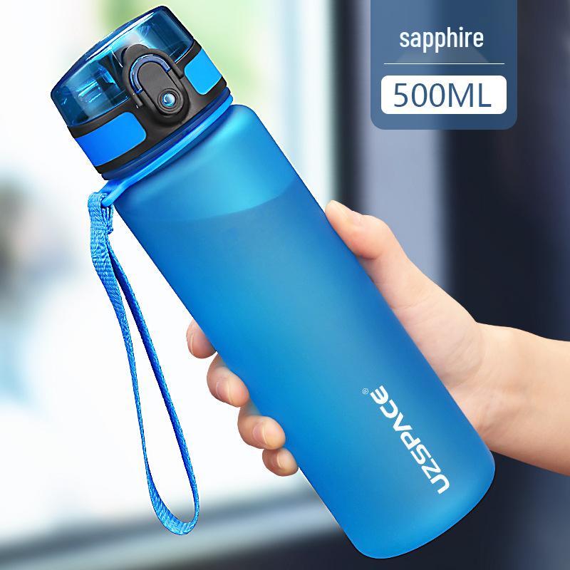 Youzhi Frosted Colorful Sports Water Bottle - Large Capacity, Portable, Trendy for Students and Kids