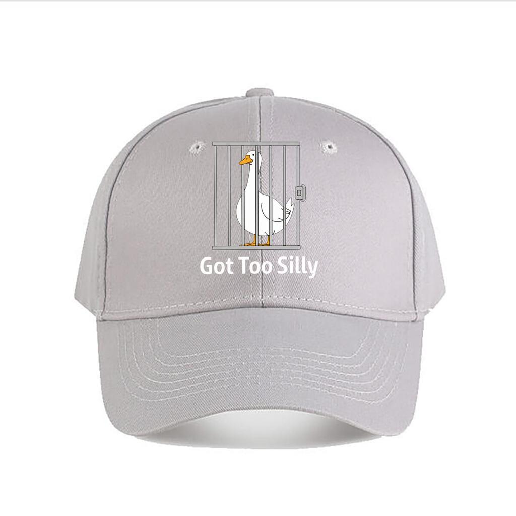 Got Too Silly Caged Duck Baseball Cap Fashion Unisex Sunhat Womens Outdoor Sports