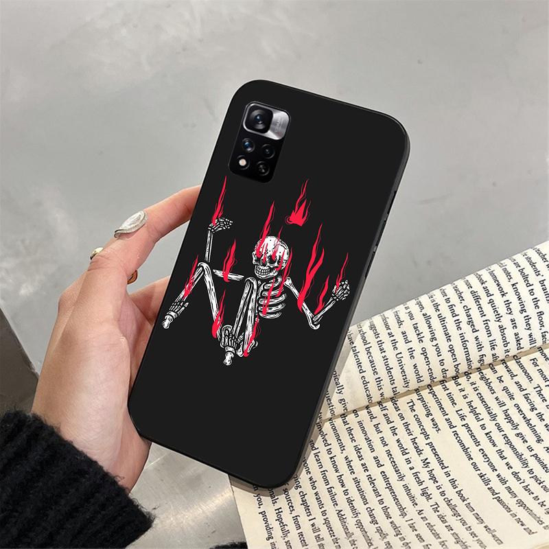 Skeleton Art Phone Case For Xiaomi Redmi note 14 Pro 14 13 12 11 10 Pro 14S 12S 11S Redmi 14C 13C 10