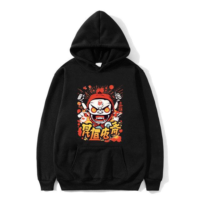 

Забавный японский мультяшный вор Игривые персонажи Графическая толстовка с капюшоном Унисекс Манга Все матчи Повседневная толстовка Унисекс Кавай Аниме Толстовки
