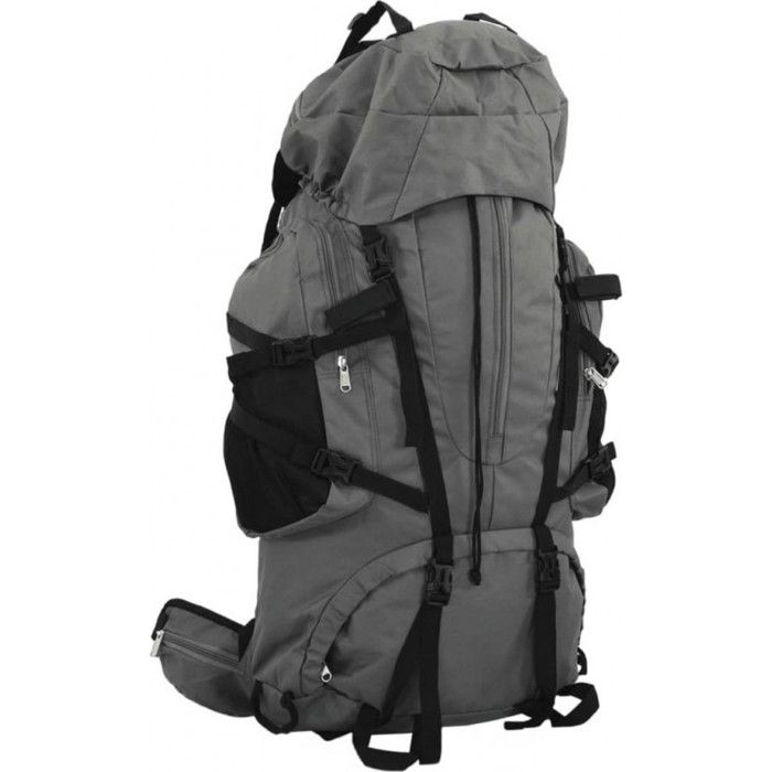 Sac À Dos - NC - 80L - Tissu Oxford - Gris - Randonnée