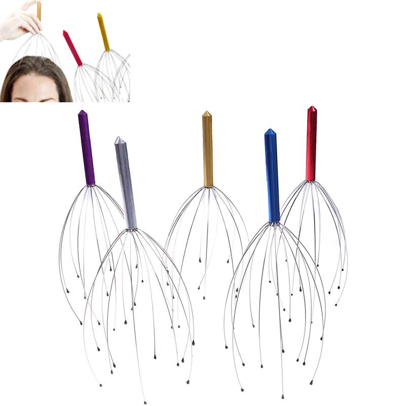 Head Relax Massager Healing Neck Claw Massage Anti-stress Pain Relief Octopus Scalp Relax Spa Headache Stimulate Blood Circulate