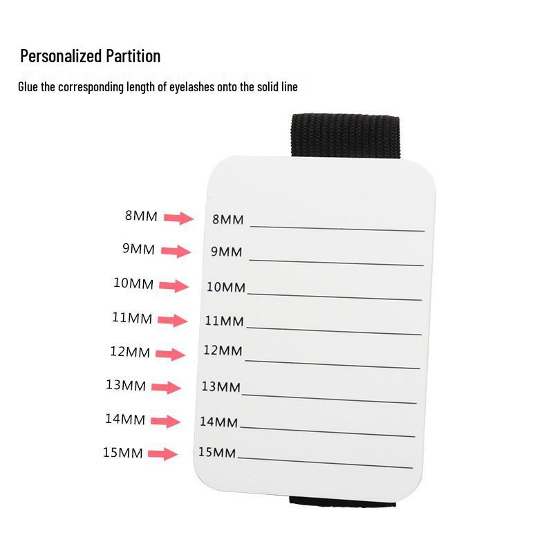 Acrylic Eyelash Extension Hand Rest with Strap for Displaying and Planting False Eyelashes