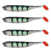 4Pcs Fishing Lures Simulated Realistic Fish Eyes Handmade Anti-break Angling PVC T Tail Hollow Fishing Baits Fishing Accessories