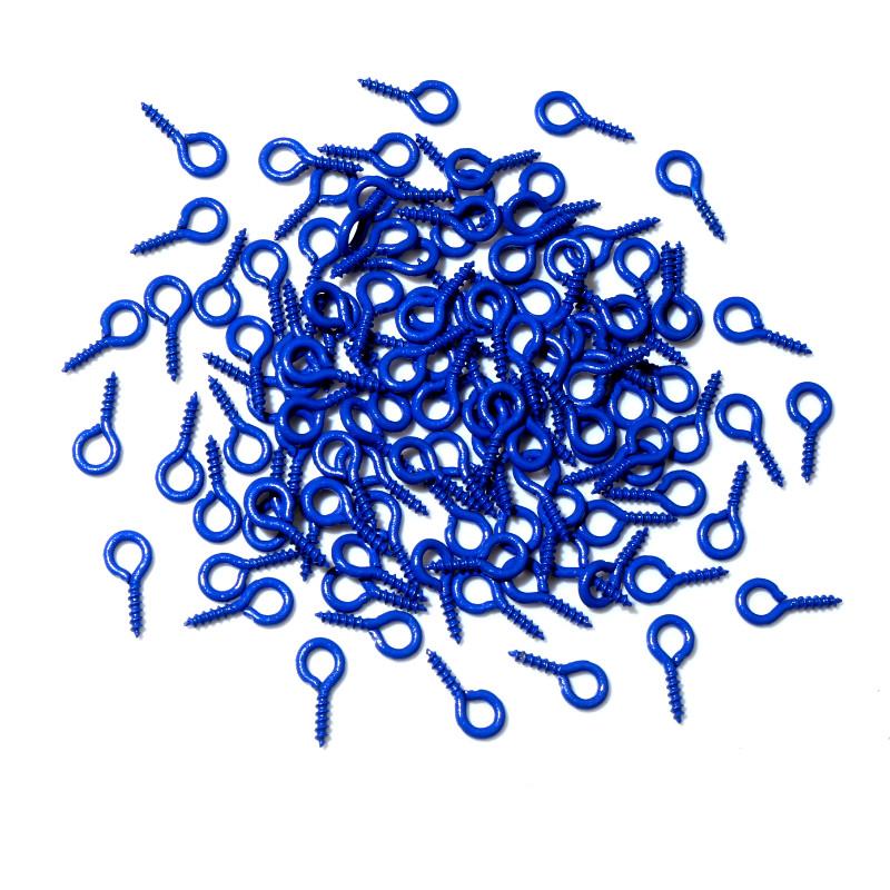 200Pcs/lot 8*4mm Colorful Small Tiny Mini Eye Pins Eyepins Hooks Eyelets Screw For DIY Jewelry Making Supplies Accessories