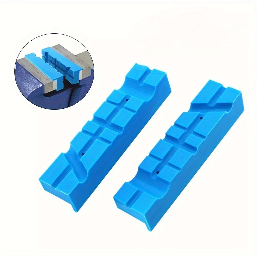 2pcs Magnetic Universal Table Vise Pliers Set with Non-slip Padding, Protective Cover, and Soft Accessories