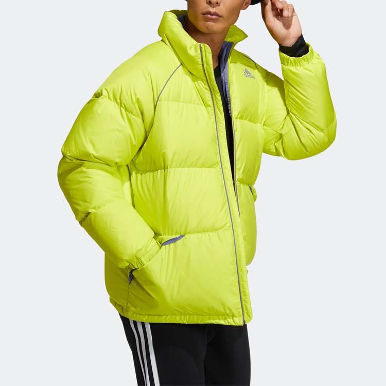 Adidas Down Jacket Winter Men's Green Yellow (Unisex) Down Jackets H20752